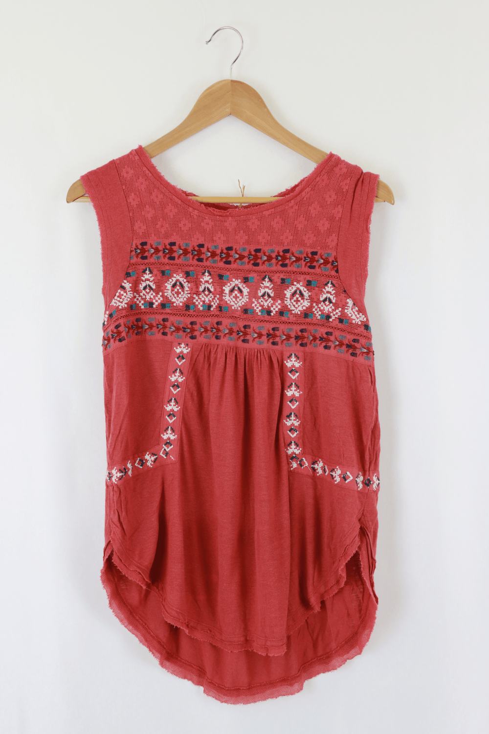 Free People Pink Singlet XS